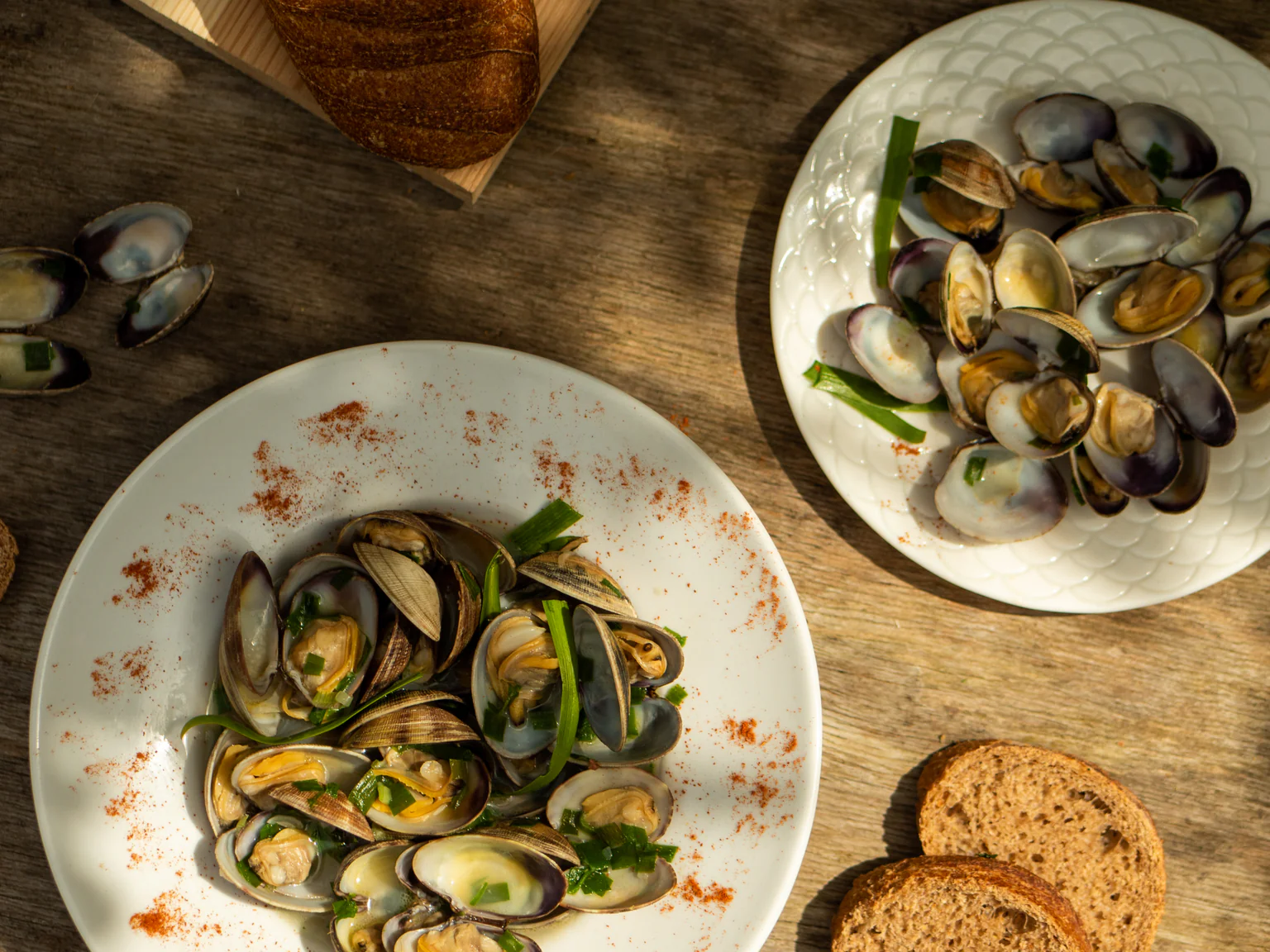 Appel à l'action - Abonnement - Assiette de palourdes