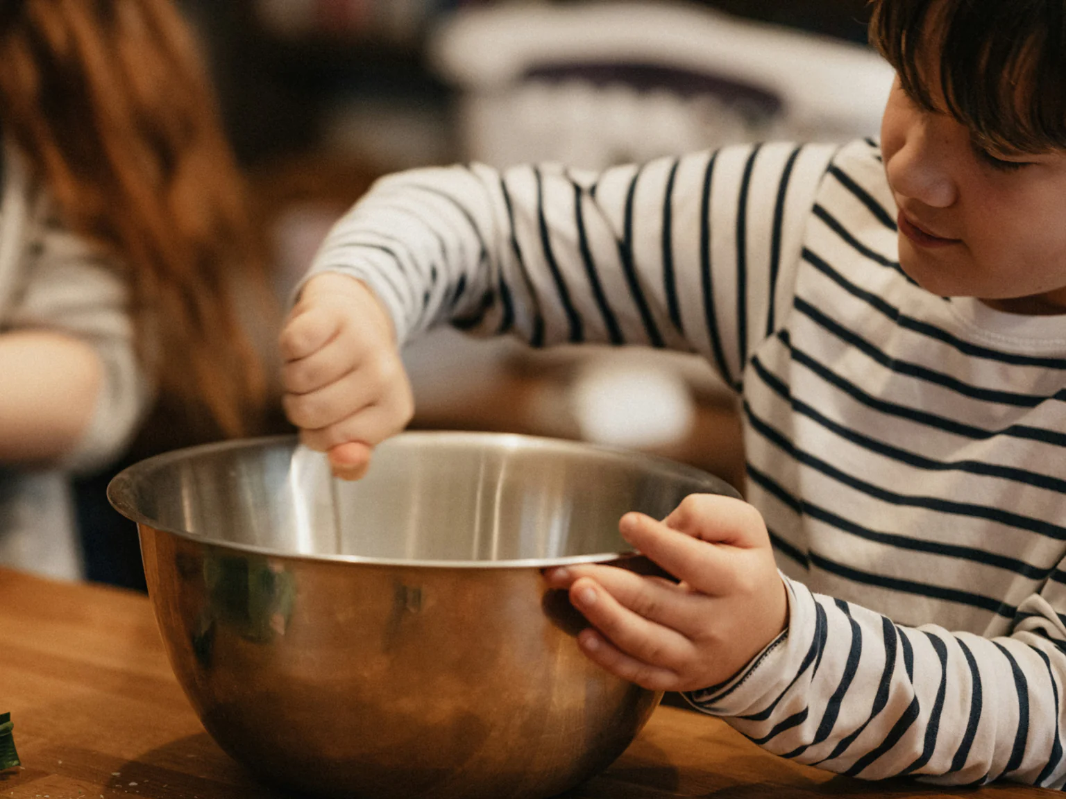 Appel à l'action - Santé - Enfant qui cuisine
