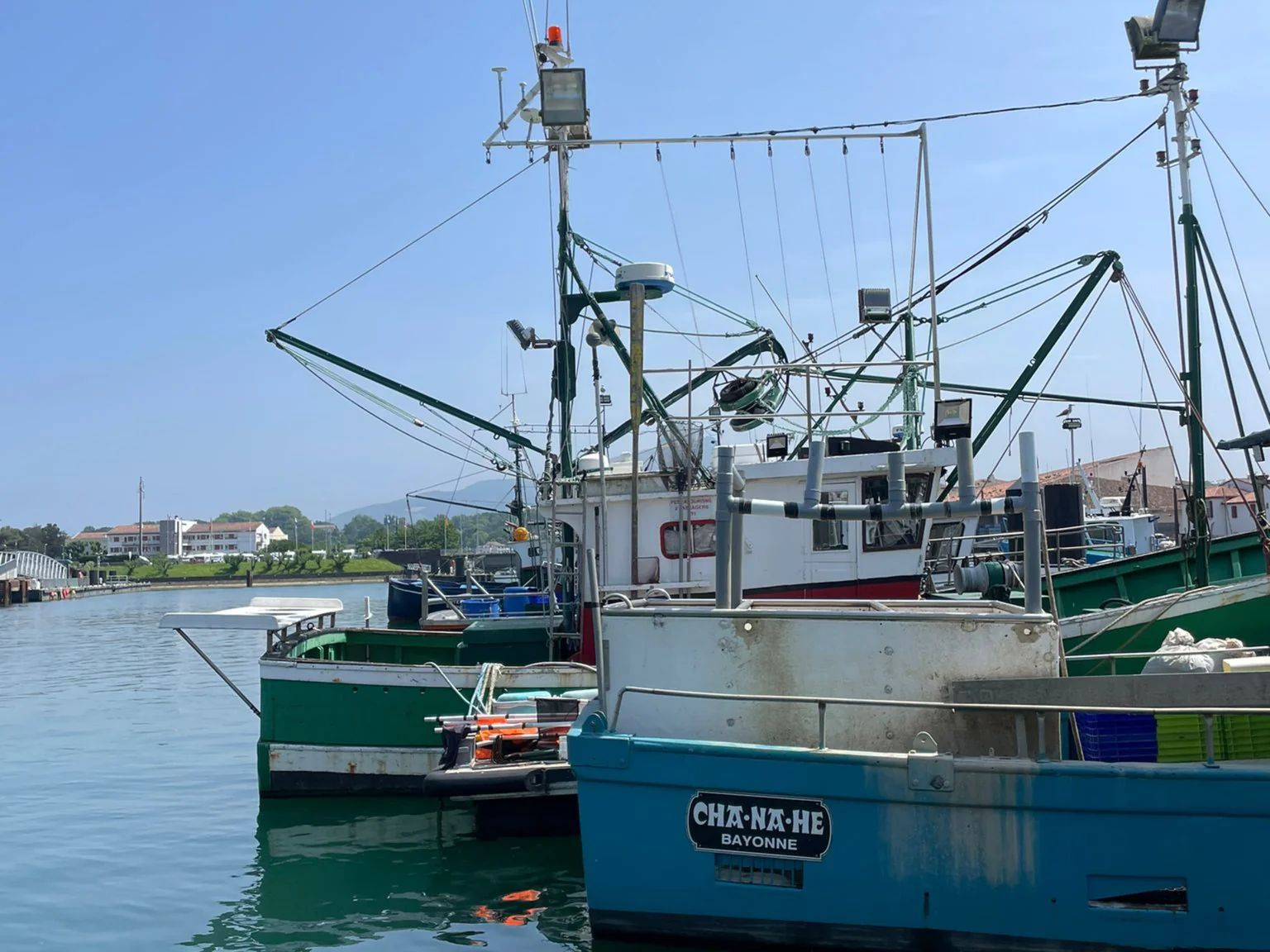Les appros à la côté carnet de bord Saint-Jean-de-Luz