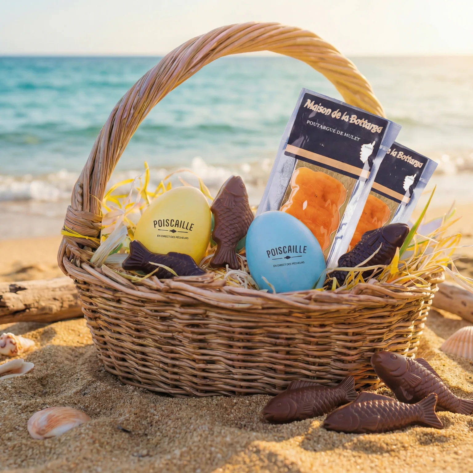 Poiscaille fait sa chasse aux oeufs de poissons