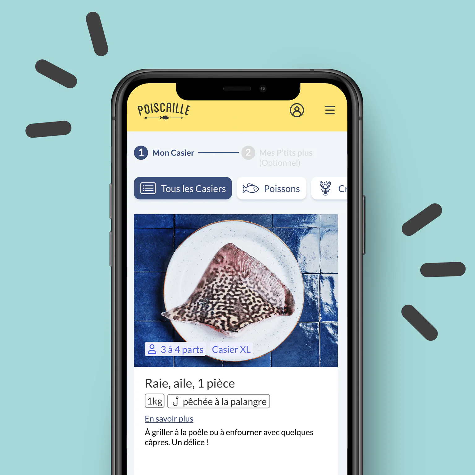Poiscaille s'adapte à vos envies et propose désormais des Casiers XL