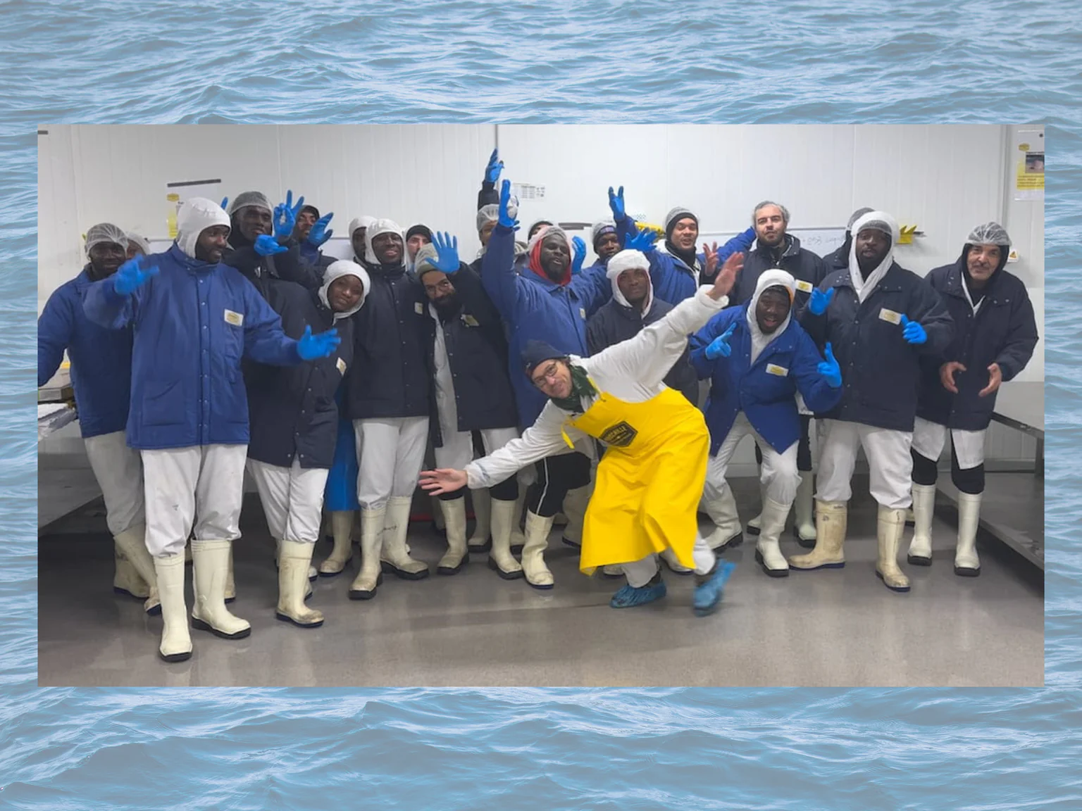 L'équipe Poiscaille pendant les fêtes 2024