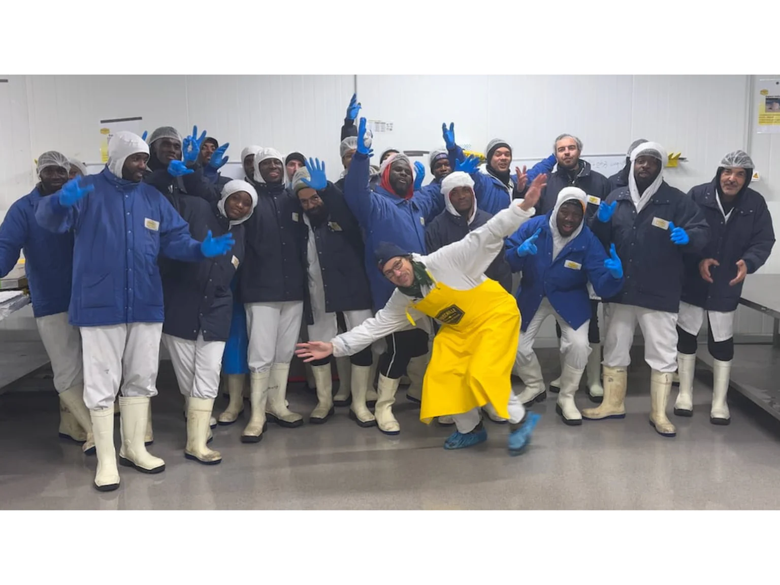 L'équipe Poiscaille pendant les fêtes 2024