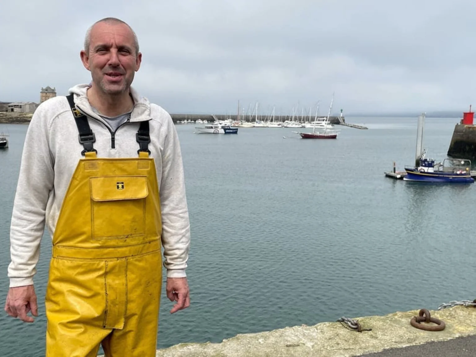Erwan Brung pêcheur Poiscaille à Camaret 