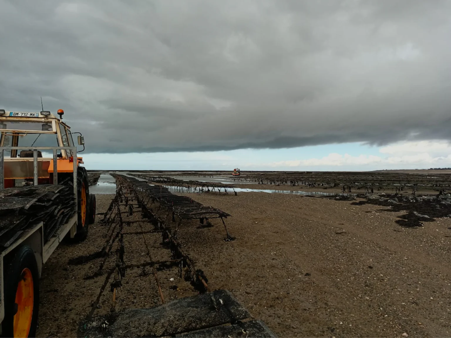 parc a huître méteo nuageuse, Poiscaille 