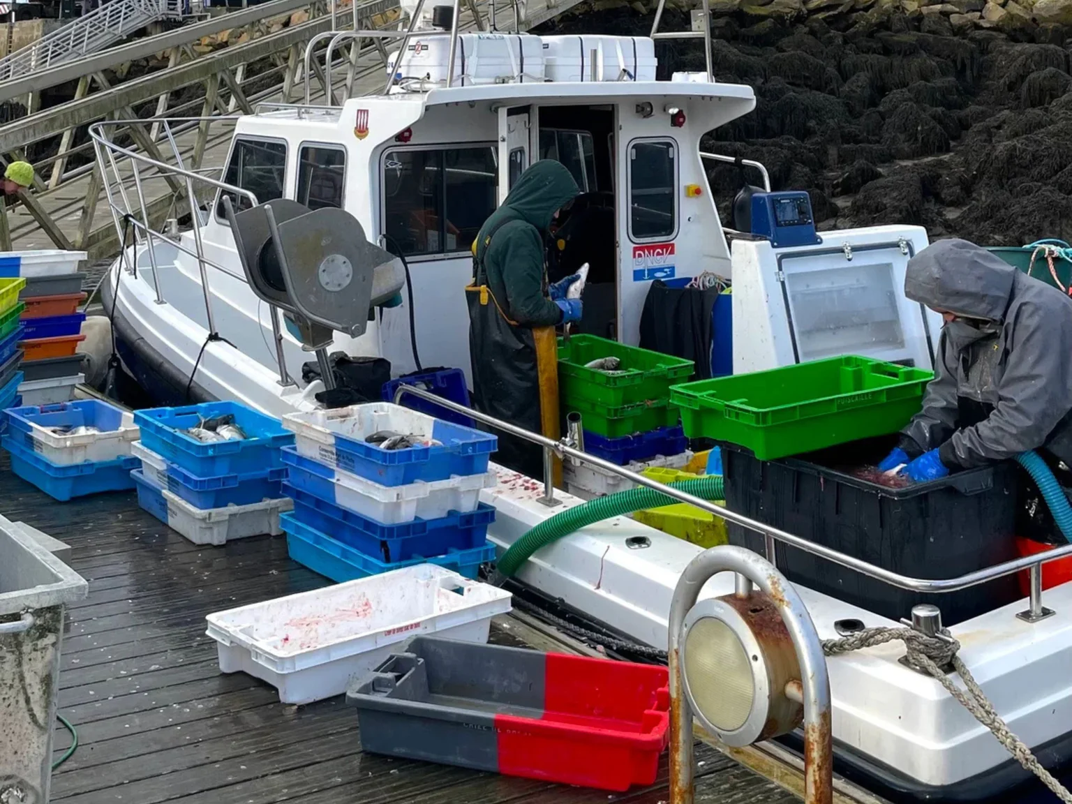 Photo bord de mer pendant la tempête Fernand