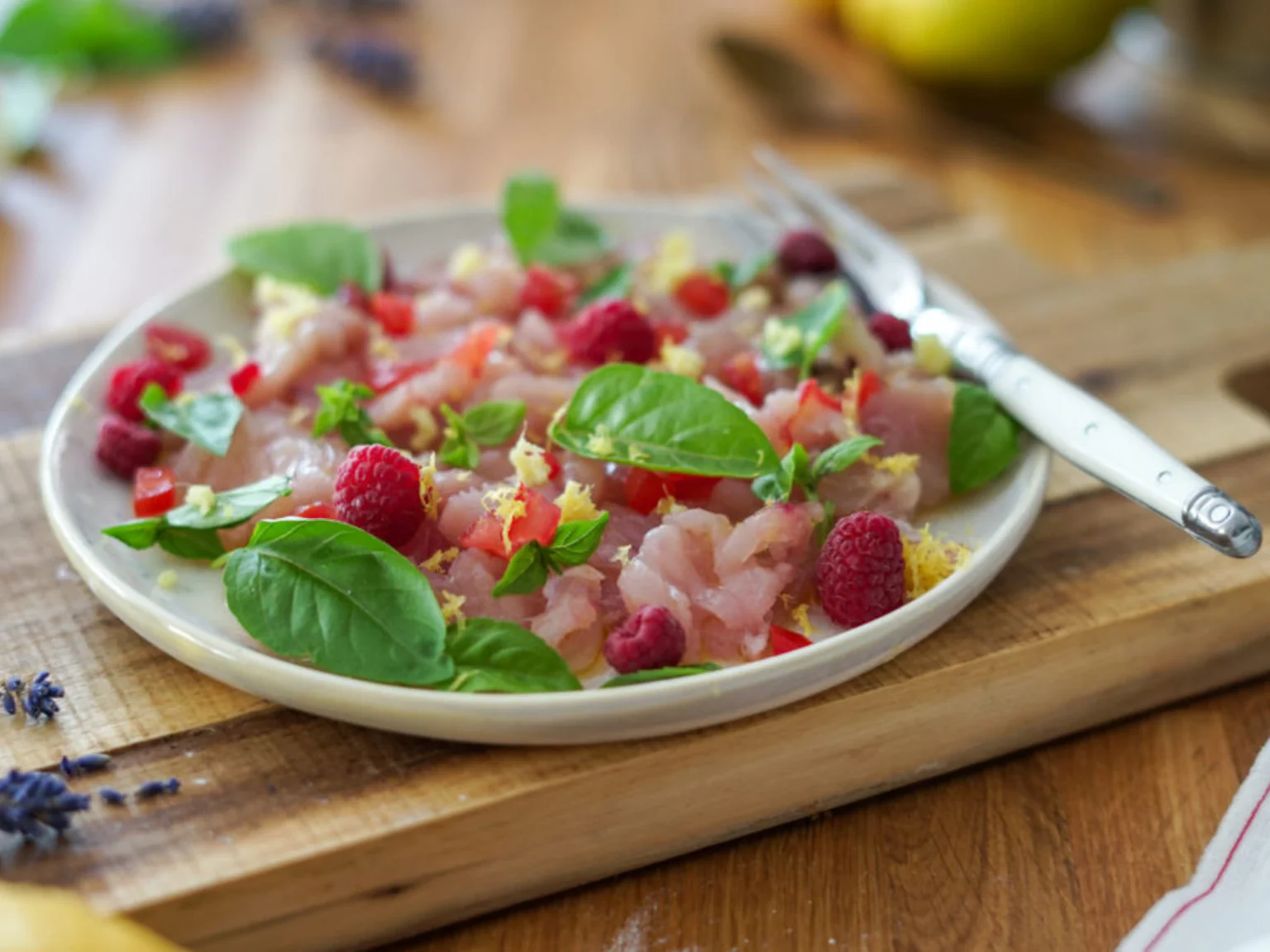 Recette de carpaccio de thon par pépite2noisette