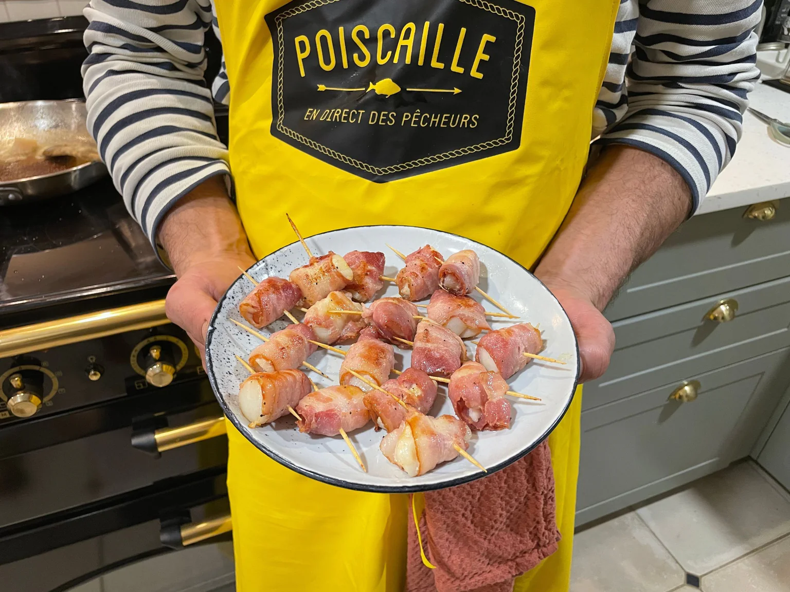 Image de recette de coquille saint jacques au lard fumé