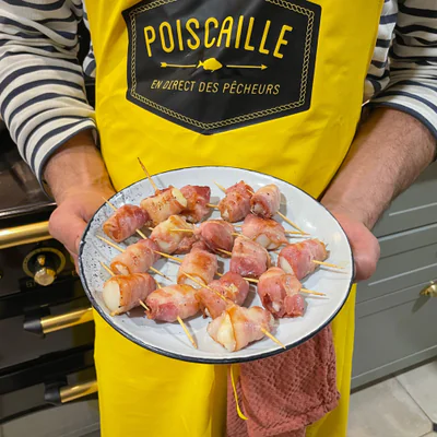 Image de recette de coquille saint jacques au lard fumé
