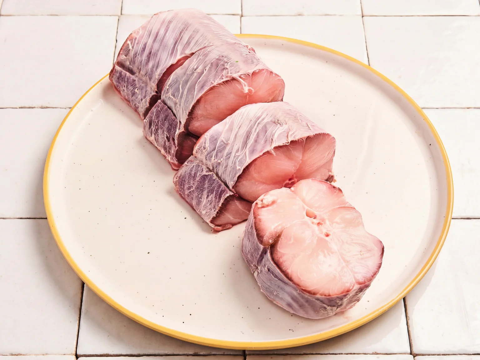 De magnifiques darnes de roussette durables