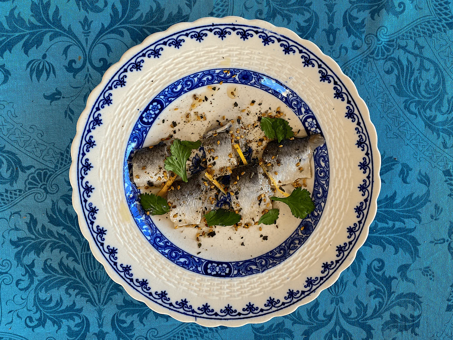 Recette de harengs frais façon ceviche citron aneth