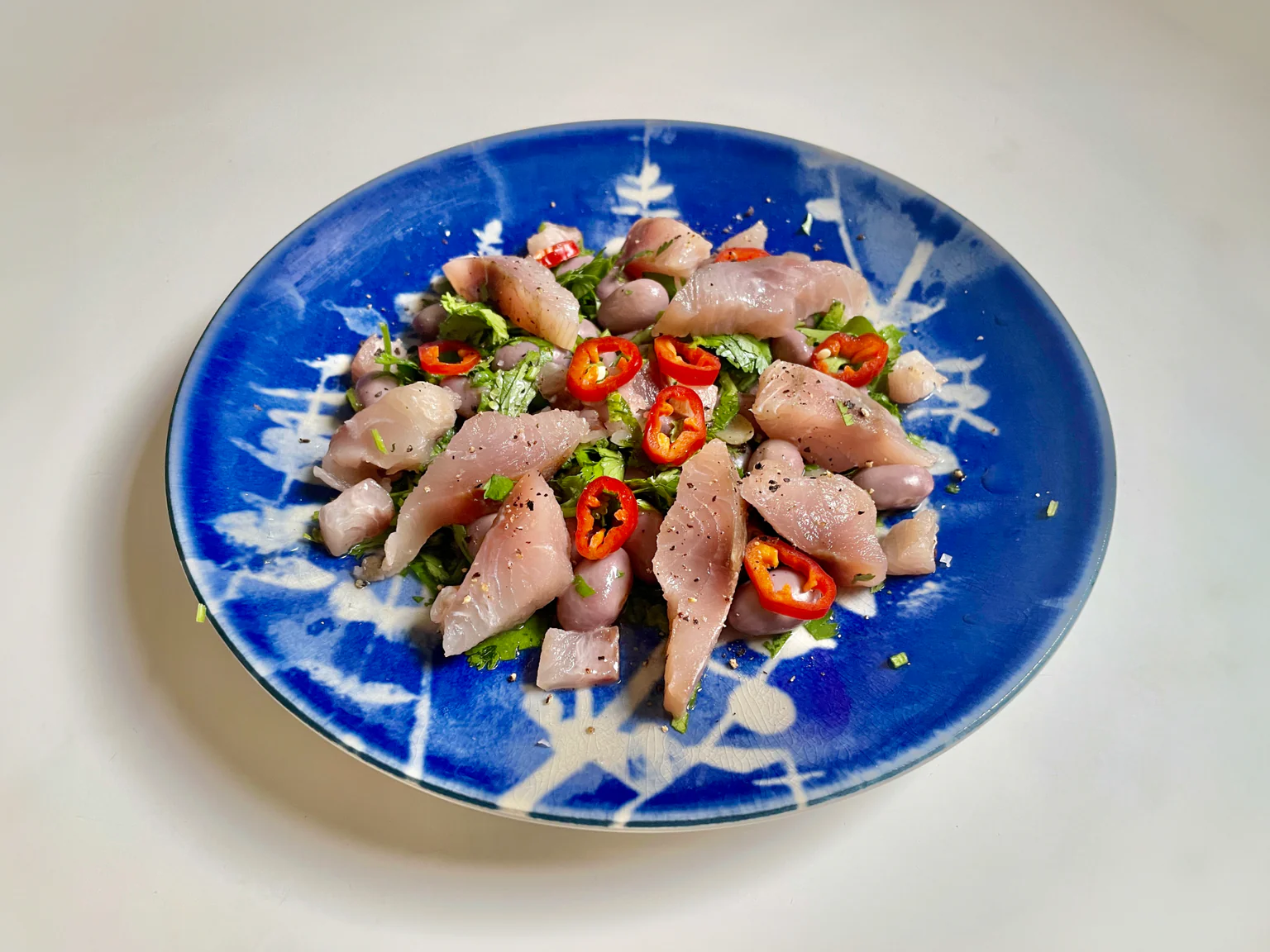 Une salade iodée à sortir en été quand les haricots frais débarquent.