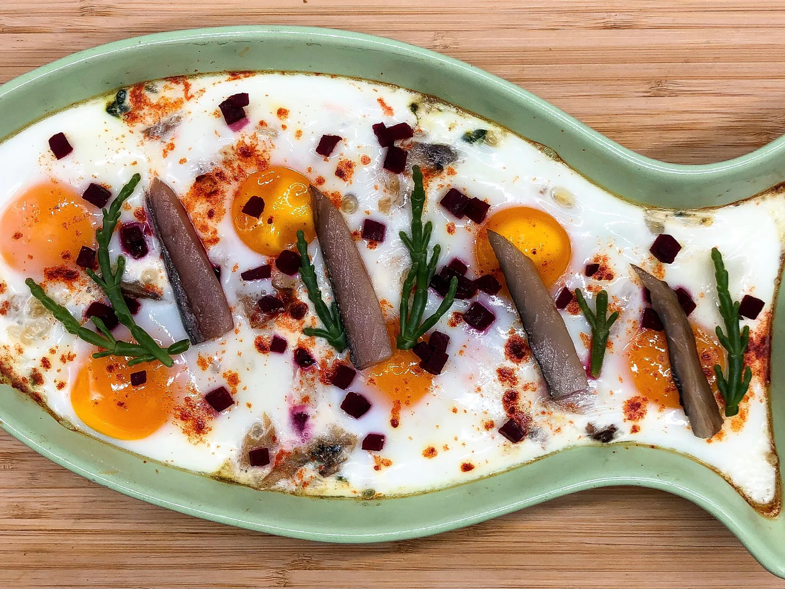 Recette réconfortante pour accompagner le maquereau fumé. 