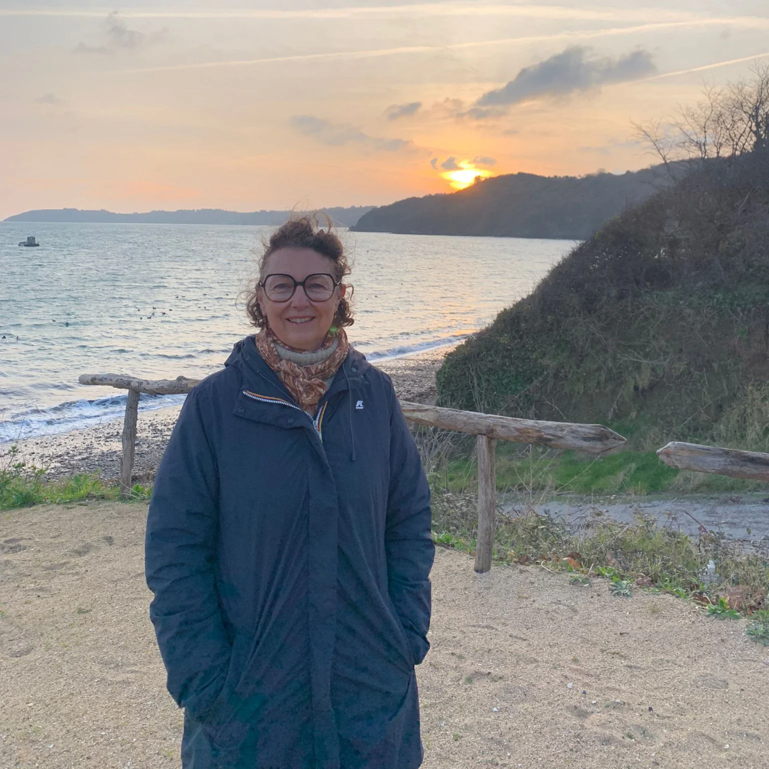 Photo de Cécile Arin, ostréicultrice à Saint-Quay-Portrieux