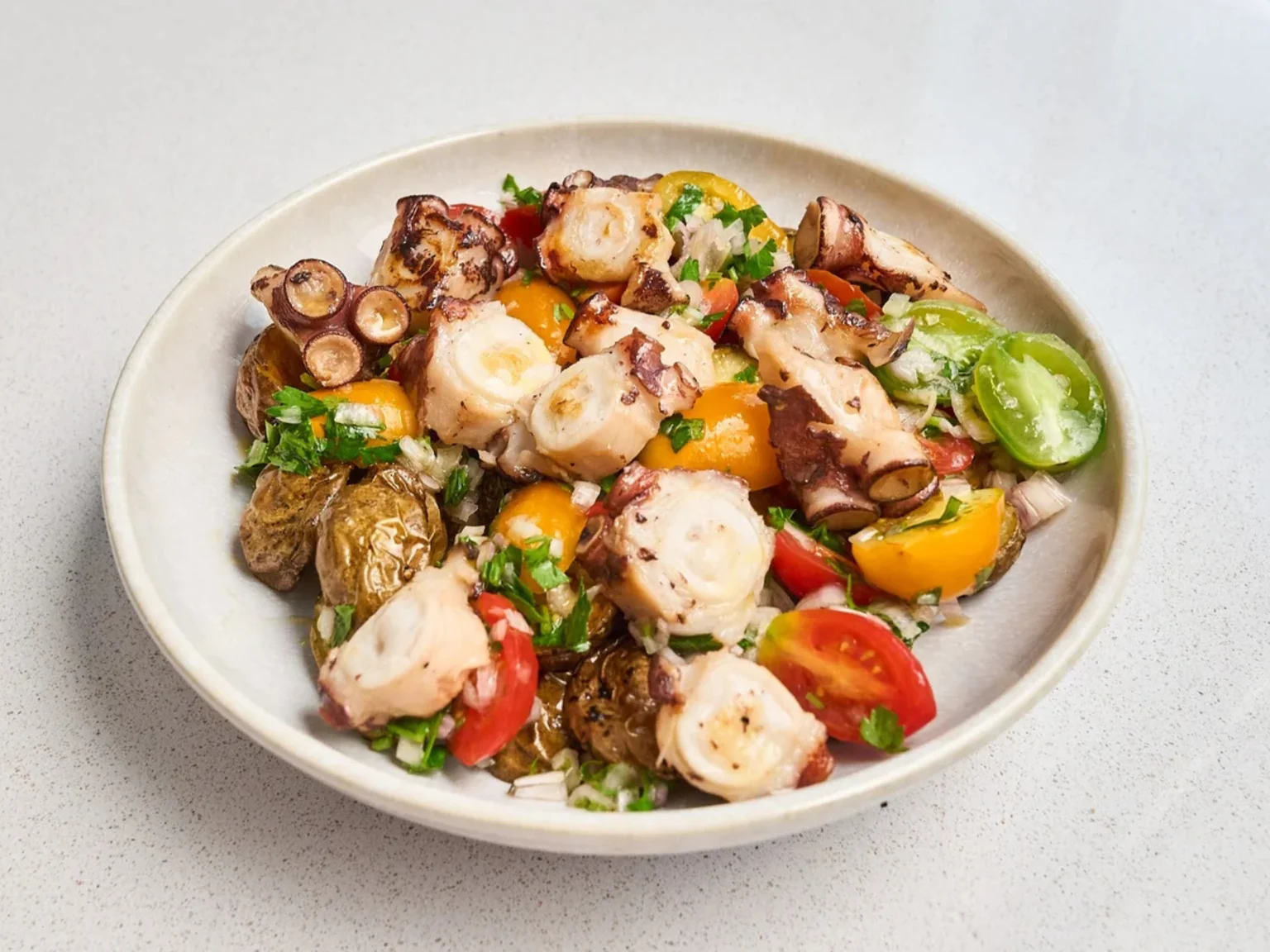 La salade de poulpe grillé, à faire avec cette superbe promo !