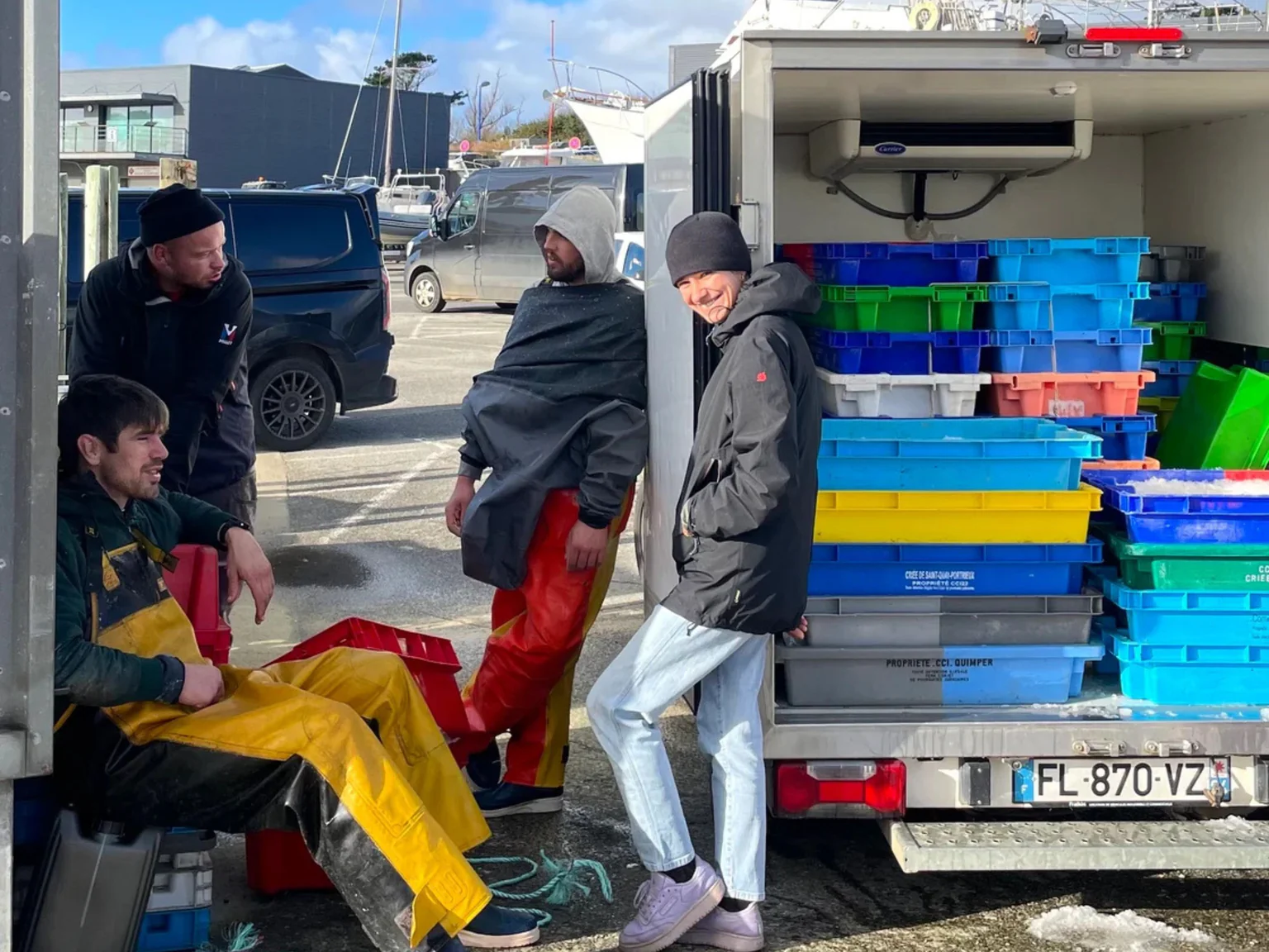 Deux minutes de répit avant de finir le tri