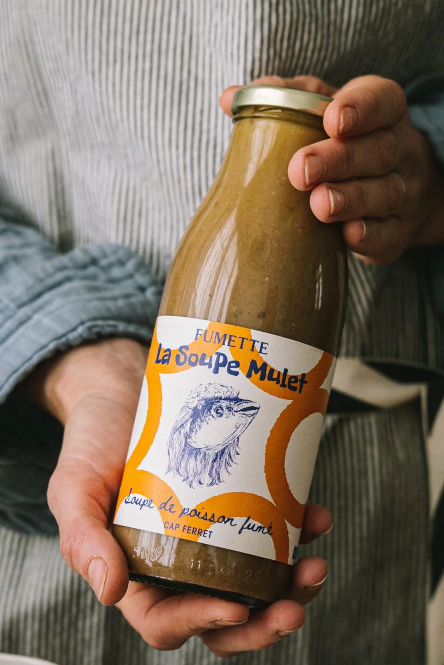 Photo soupe mulet fumette et Poiscaille.