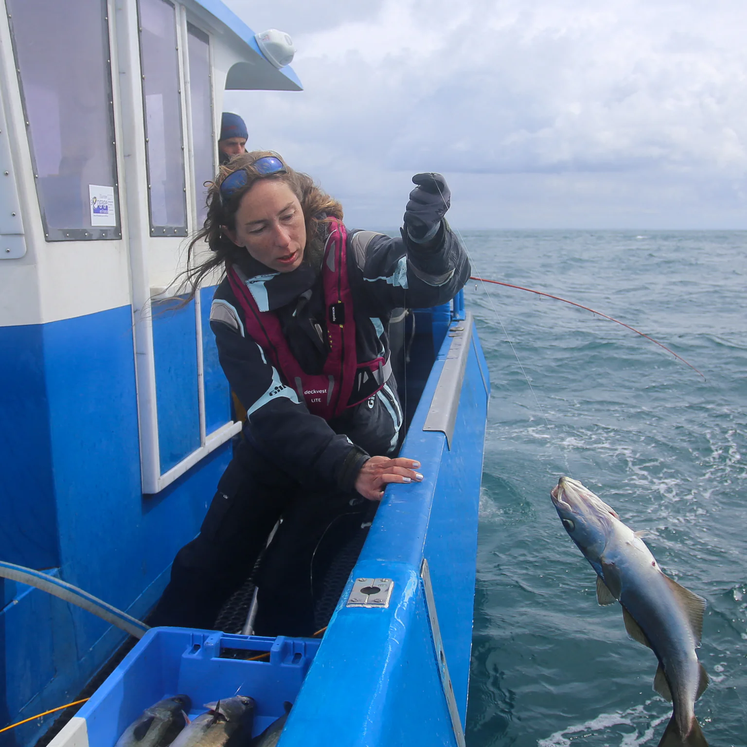 Ondine et Jean-Denis le Pape, pêcheurs à Ouessant