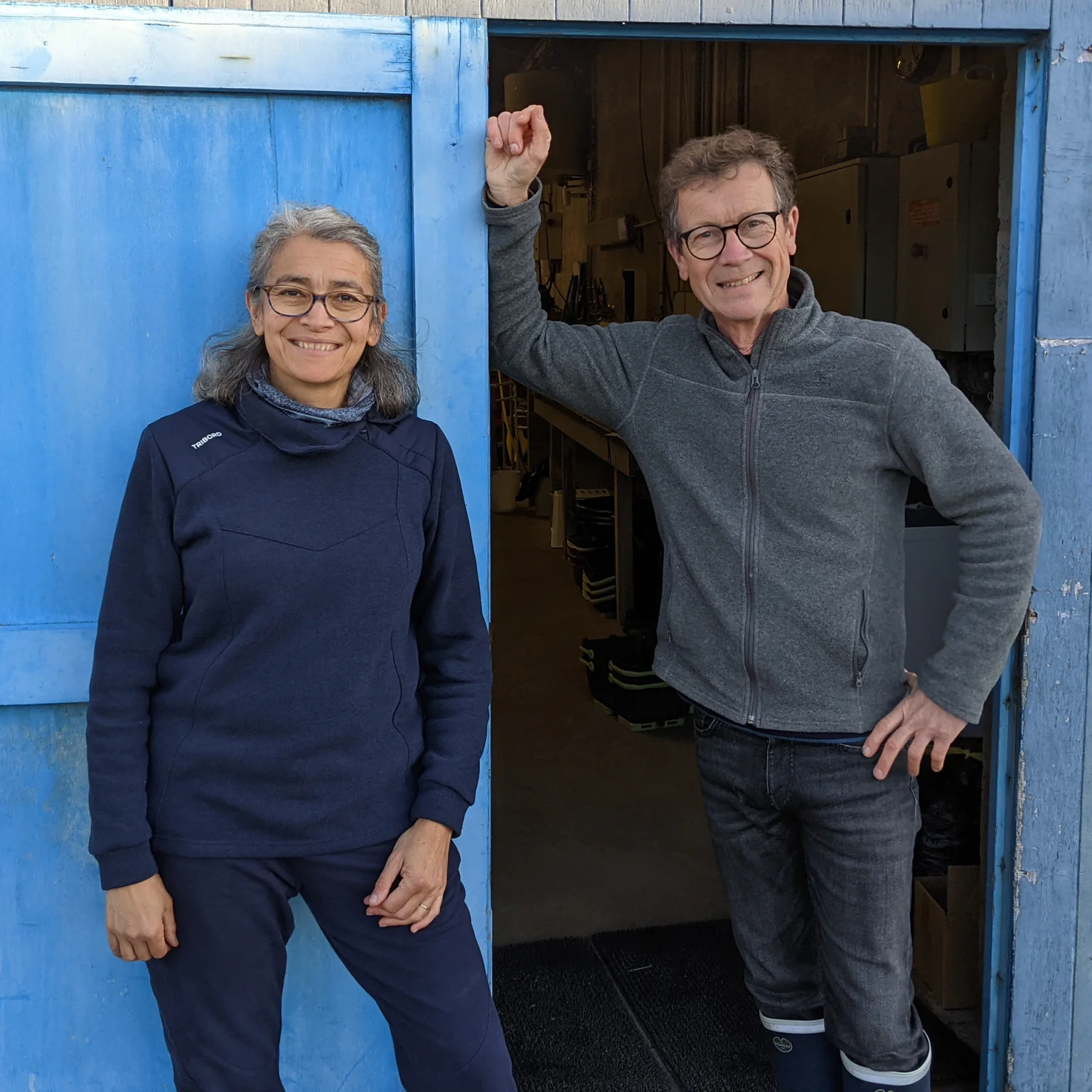 Jean-Marie et Valérie Pédron, des passionnés d'algues et de plantes marines sauvages cueillies avec amour au Croisic.