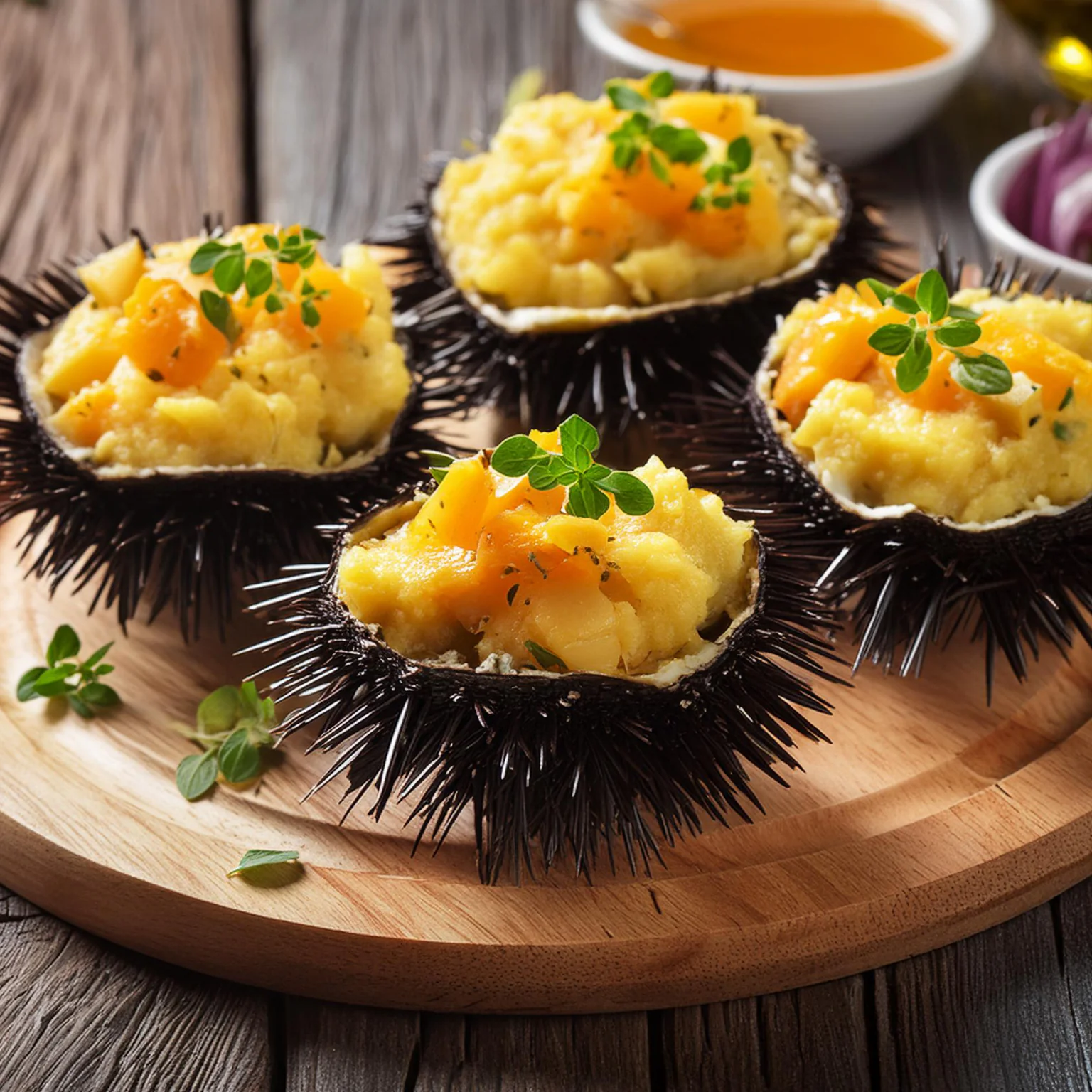 Une recette simple, terre-mer, pour changer des traditionnels œufs brouillés. Délicieux ! 